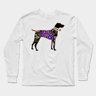 Floral Retriever Long Sleeve T-Shirt